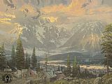 Thomas Kinkade Great North painting